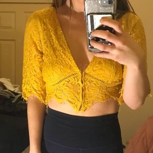 Tobi Yellow Going Out Shirt